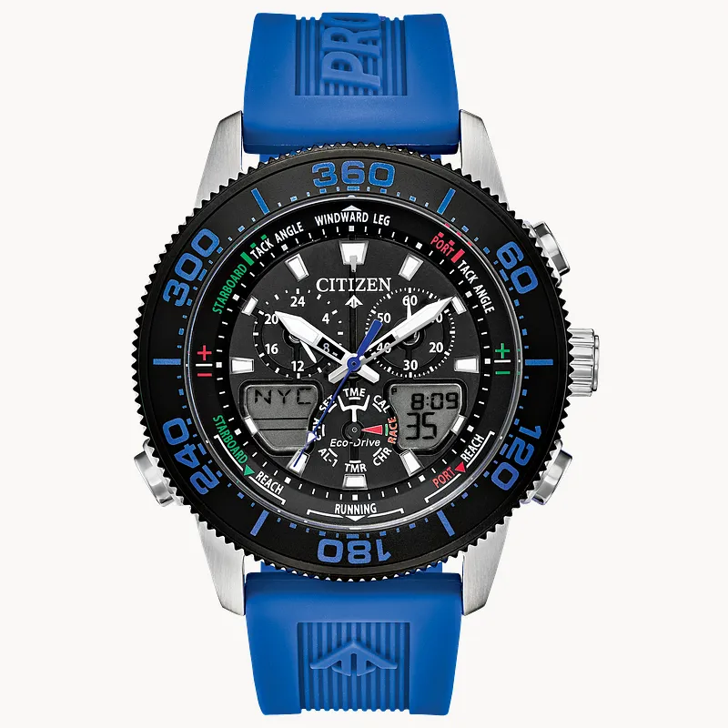 Promaster Sailhawk Black Dial Polyurethane Strap JR4068-01E | CITIZEN Promaster Sailhawk Black Dial Polyurethane Strap JR4068-01E | CITIZEN